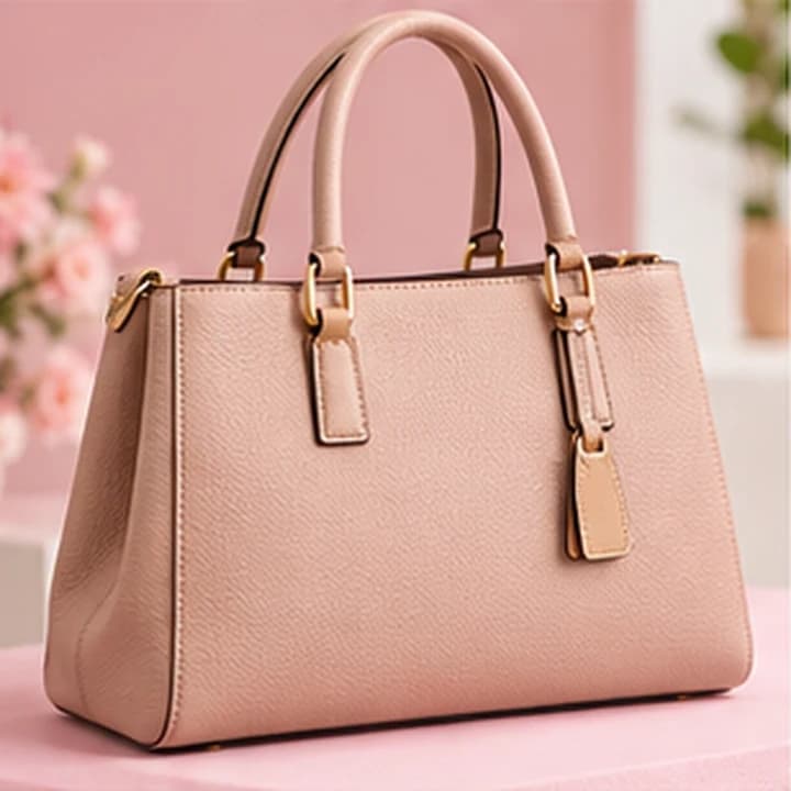 Cartera beige elegante
