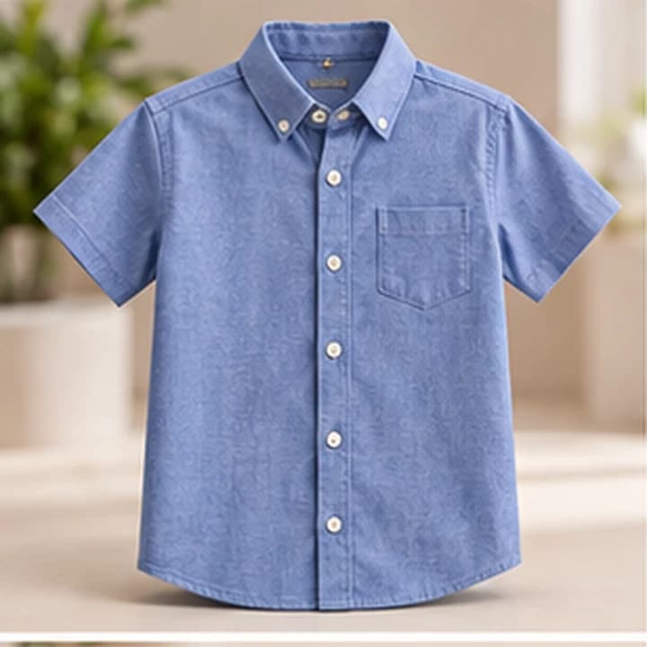 Camisa niño azul