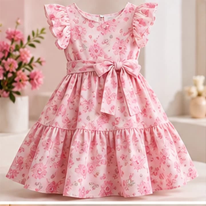 Vestido niña floral