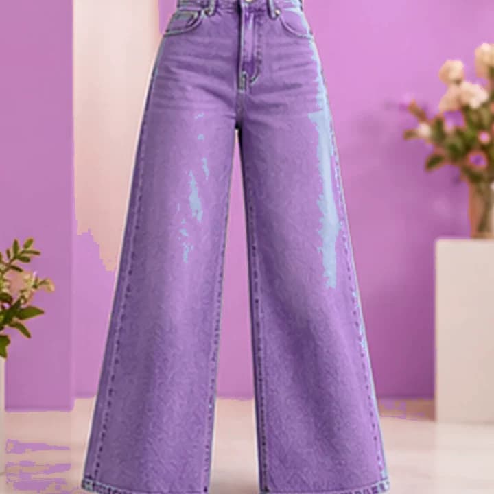 Jean Wide Leg azul · Malva