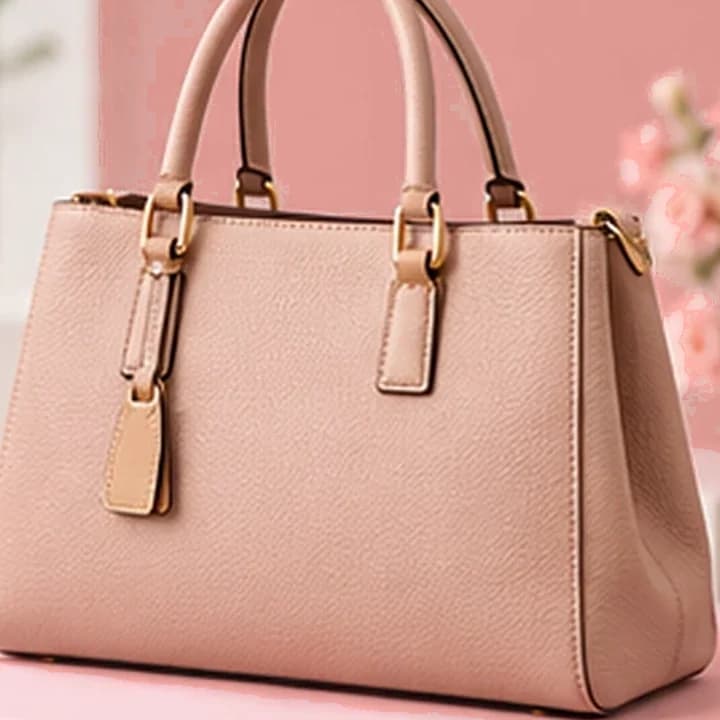 Cartera beige elegante · Coral