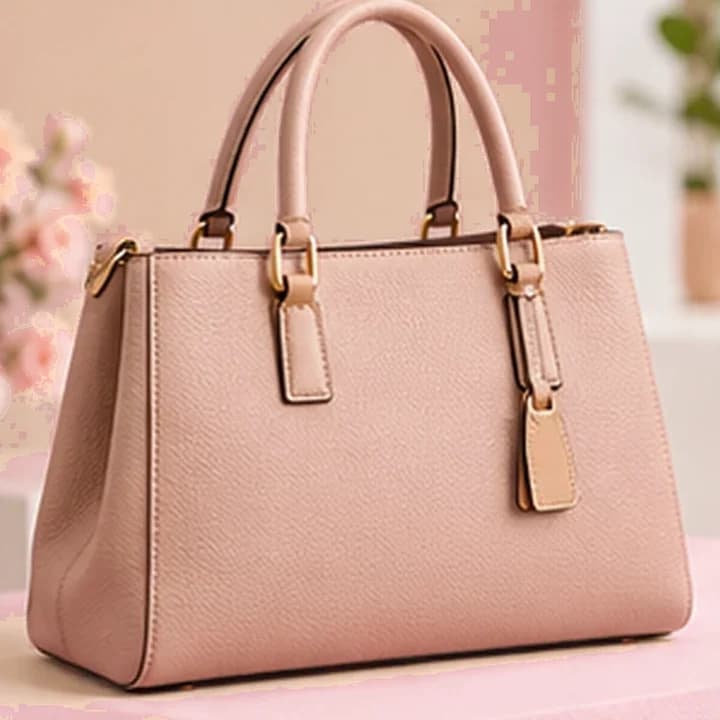 Cartera beige elegante · Champán