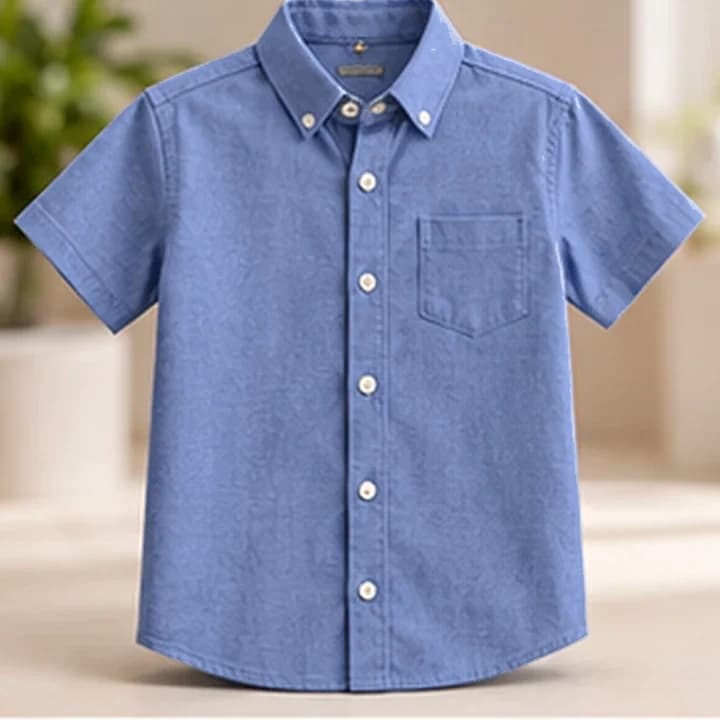 Camisa niño azul · Azul profundo