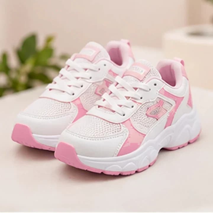 Tenis niña rosados · Rosa rubor