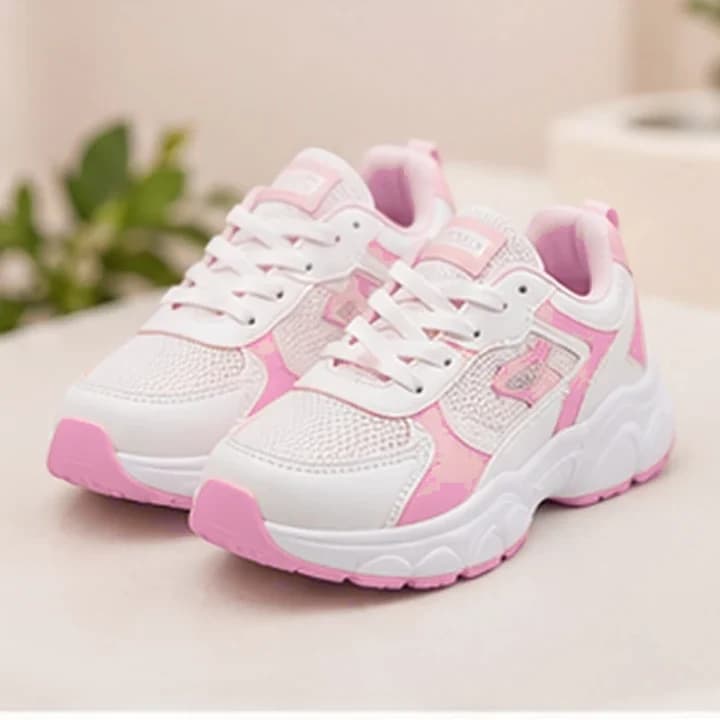 Tenis niña rosados · Fucsia