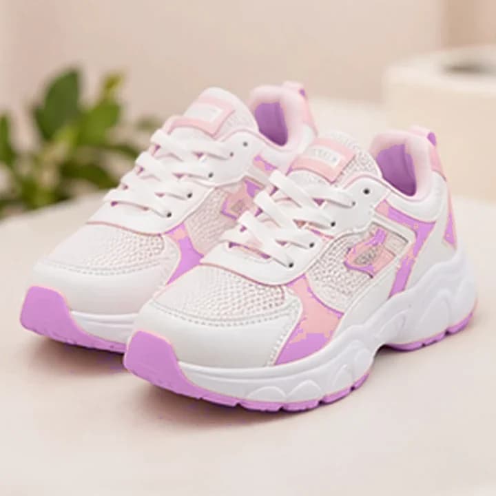 Tenis niña rosados · Malva