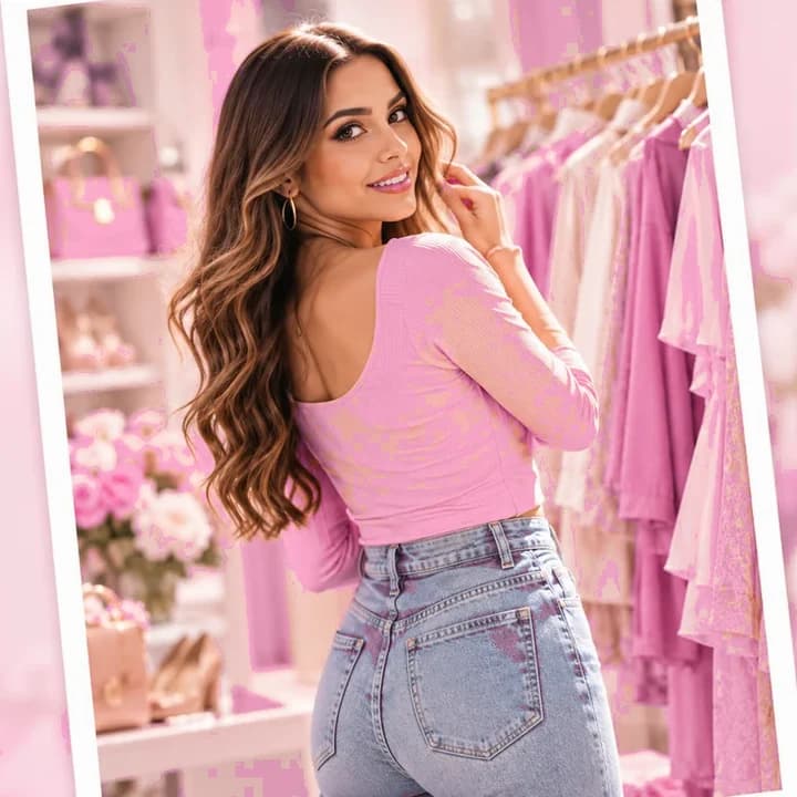 Look casual rosa · Fucsia